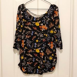 Old Navy Maternity Floral Shirt
